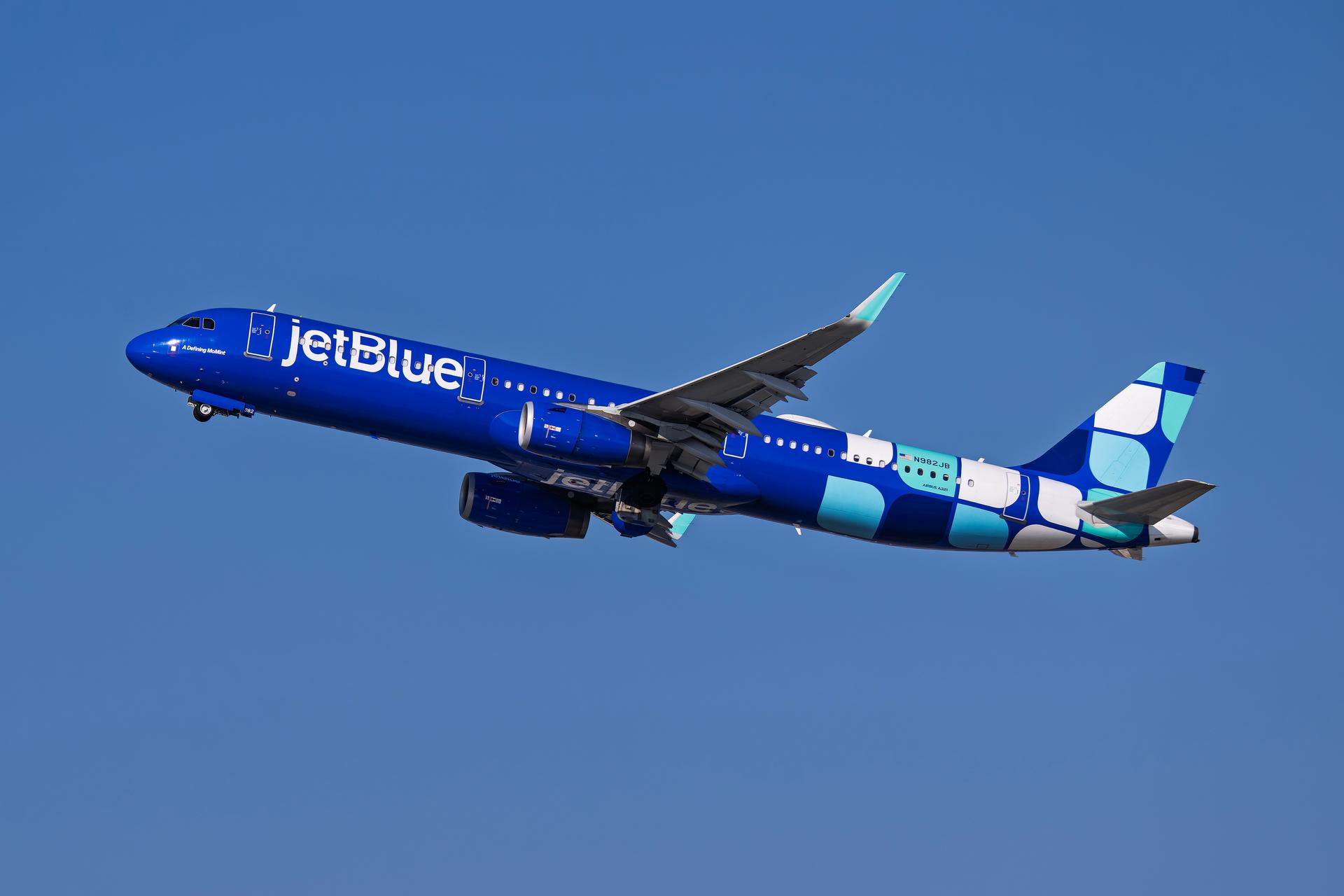 מטוס של חברת JetBlue