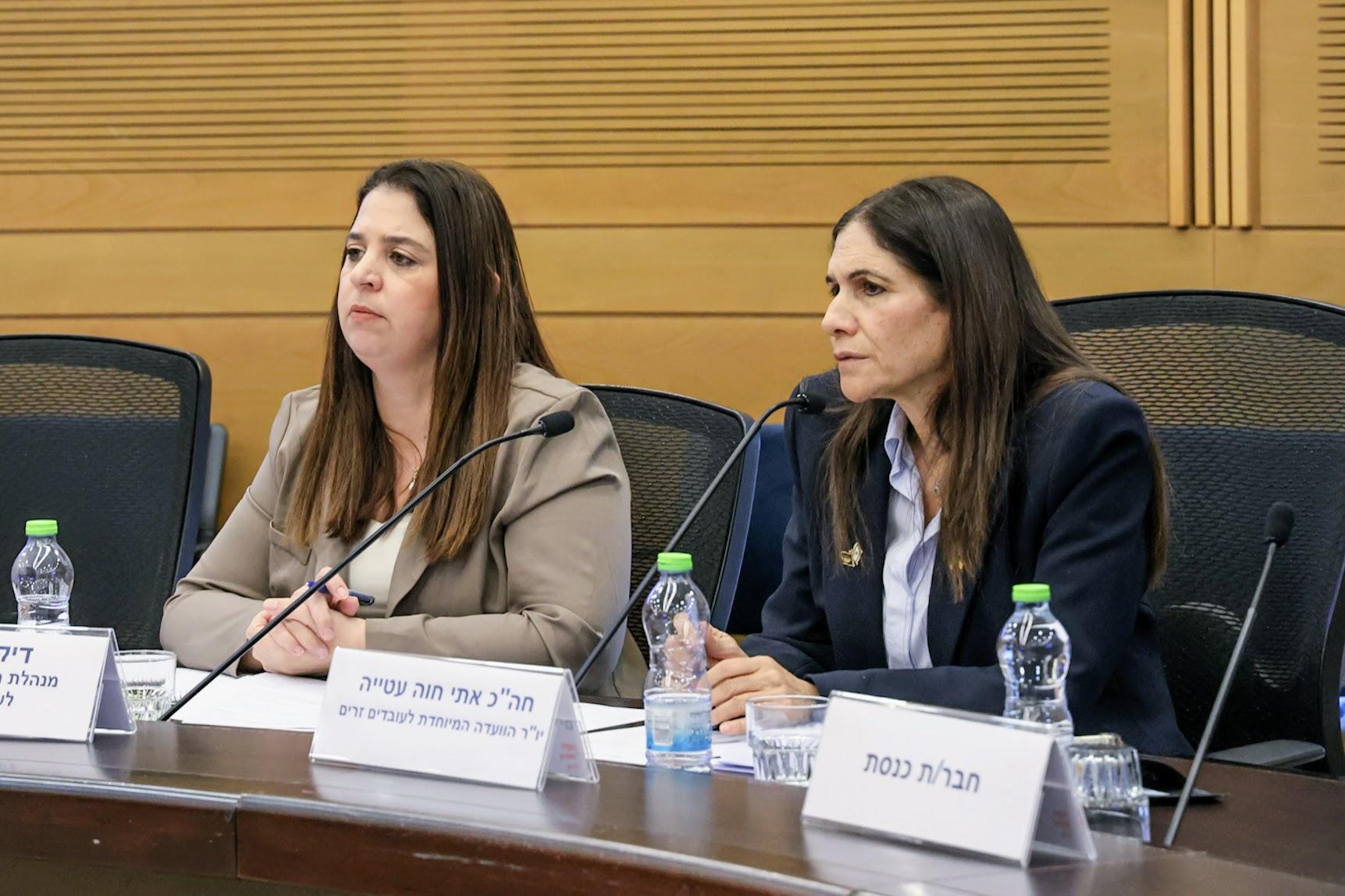חוה אתי עטייה, יו"ר הוועדה המיוחדת לעובדים הזרים | צילום: נועם מושקוביץ, דוברות הכנסת