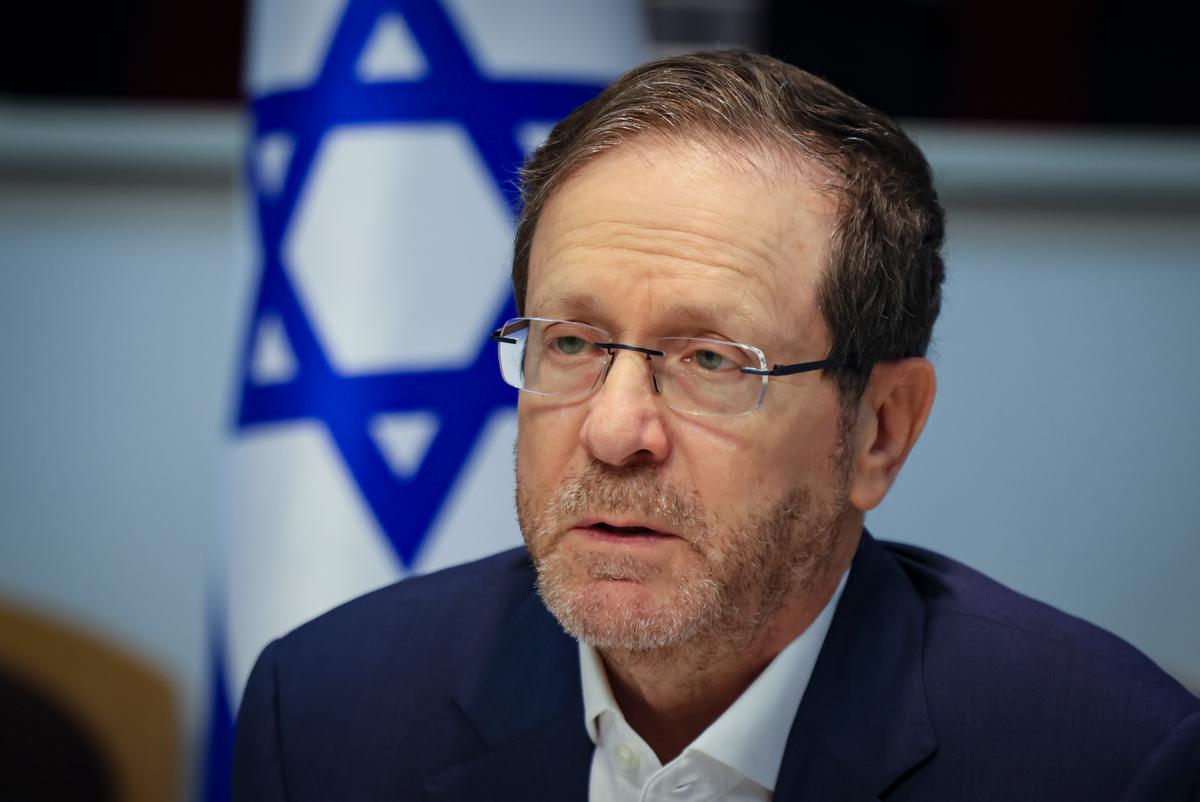 נשיא המדינה, יצחק הרצוג | יונתן זינדל, פלאש 90