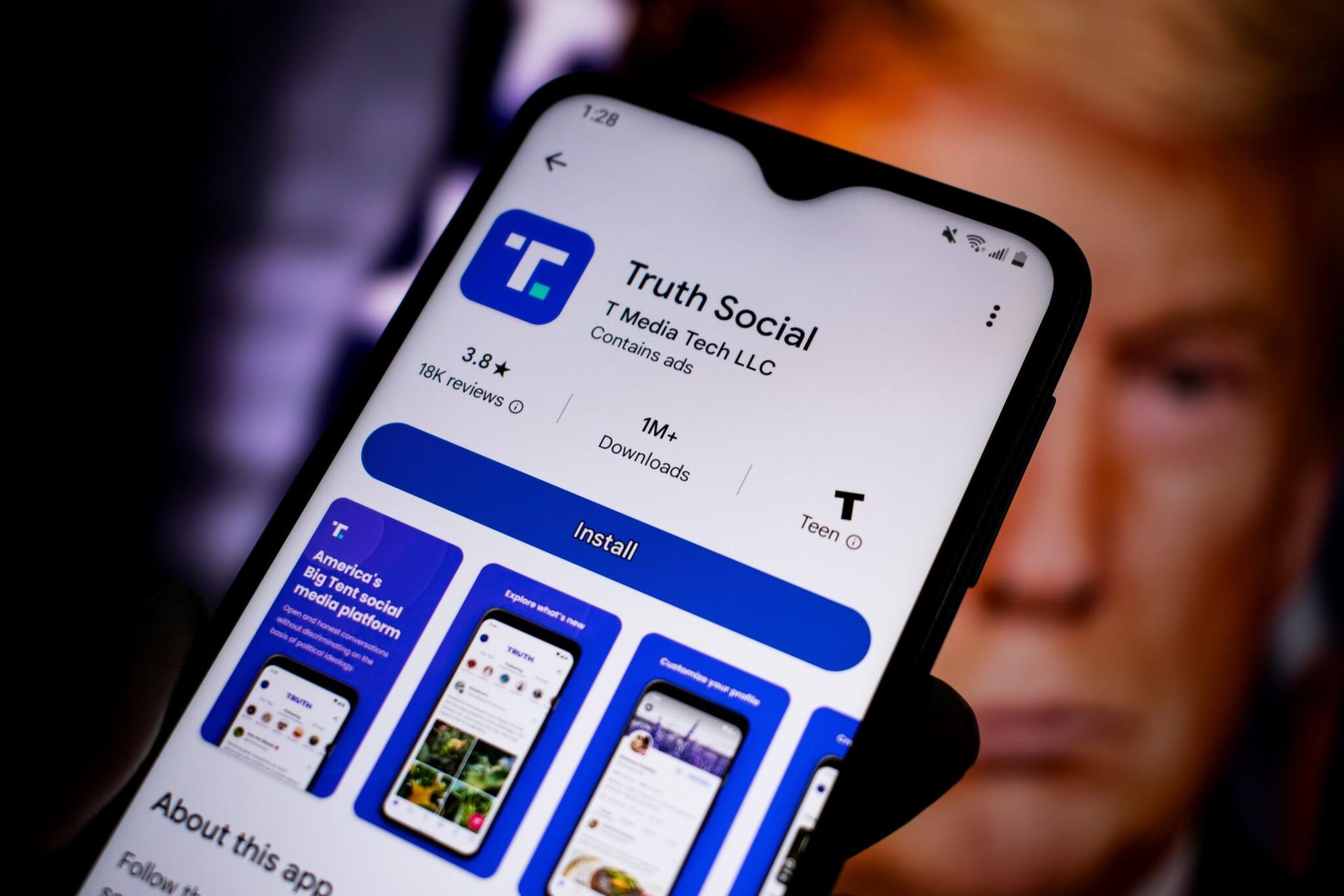 הרשת החברתית Truth Social של דונלד טראמפ | צילום: שאטרסטוק