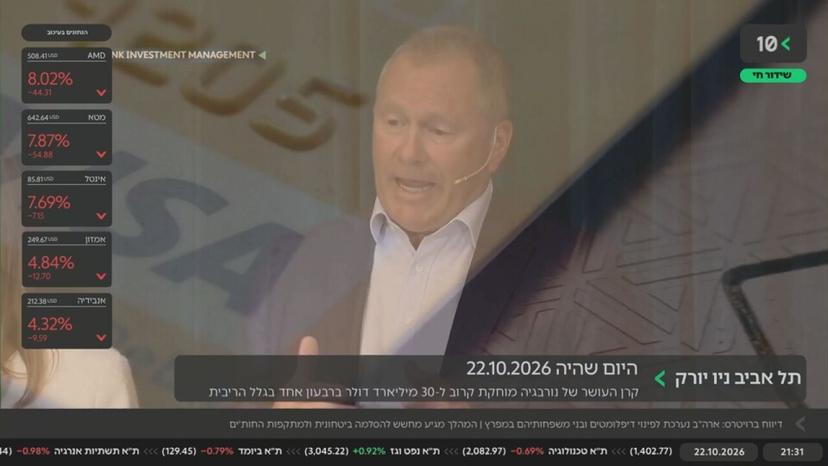 תל אביב - ניו יורק · 22.10.2026