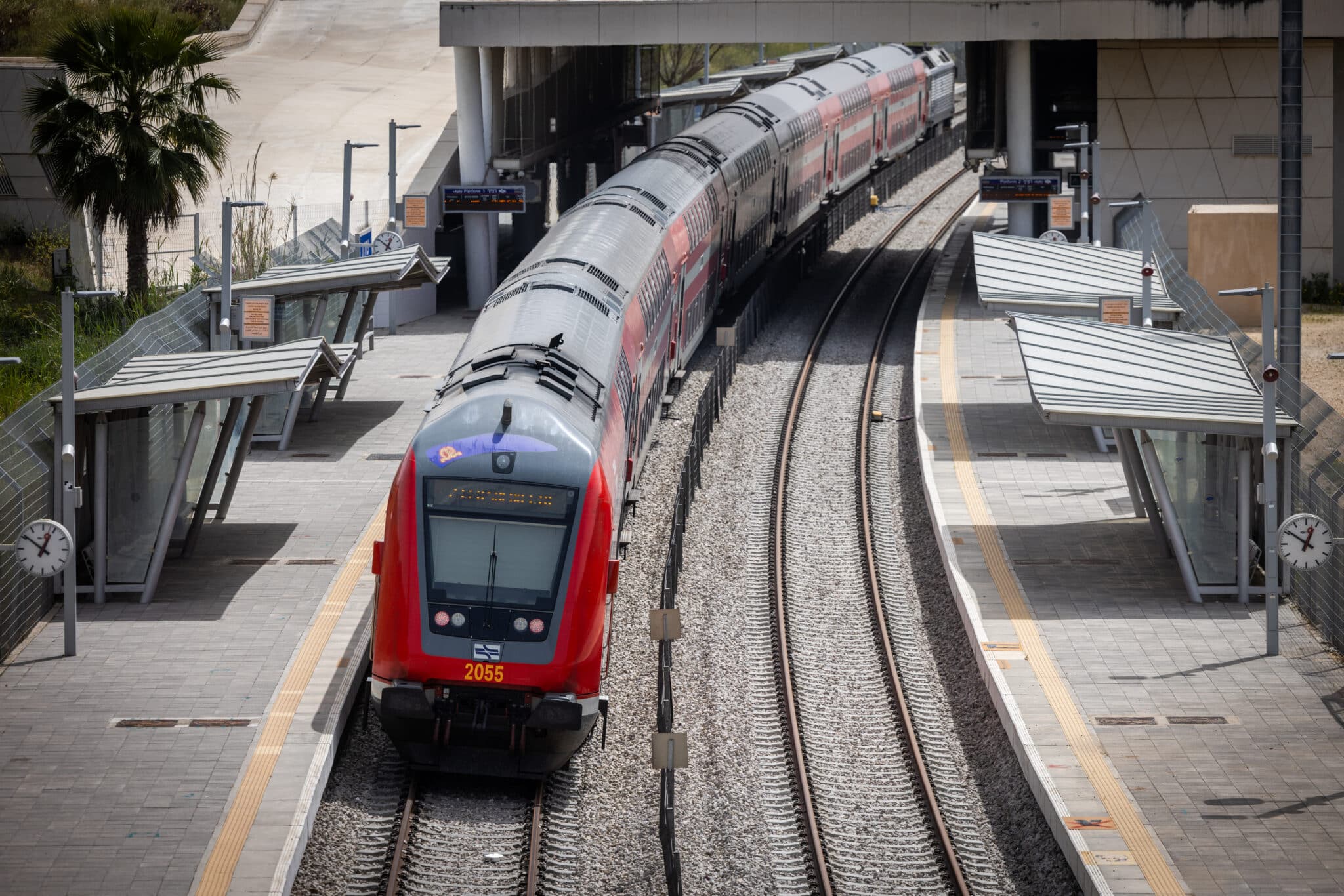 רכבת שדרות | צילום: חיים גולדברג/פלאש 90