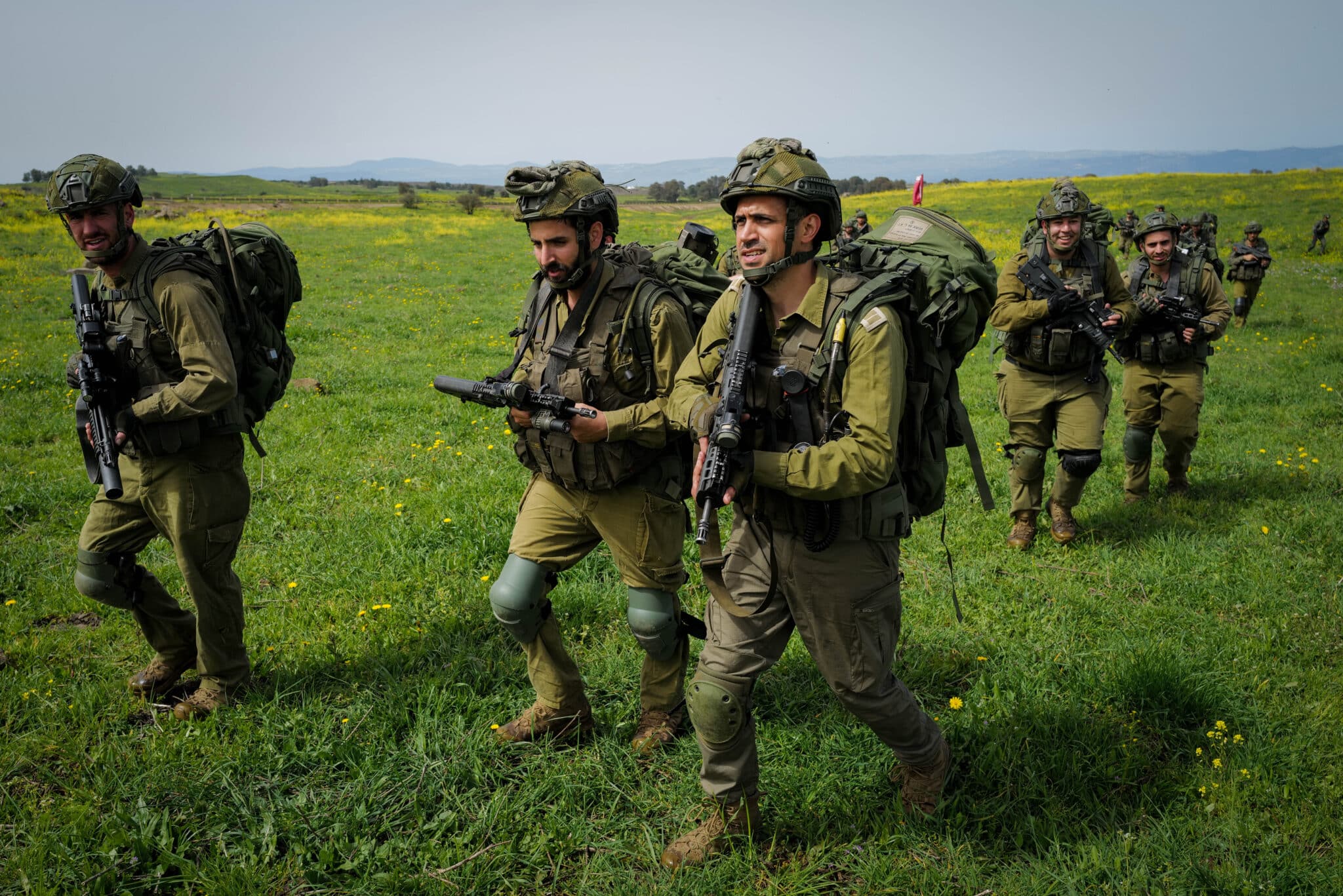 חיילי מילואים | צילום: מיכאל גלעדי/פלאש 90