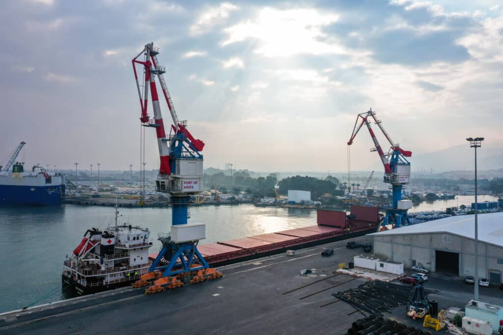 נמל חיפה | צילומי רחפן: גיאודרונס