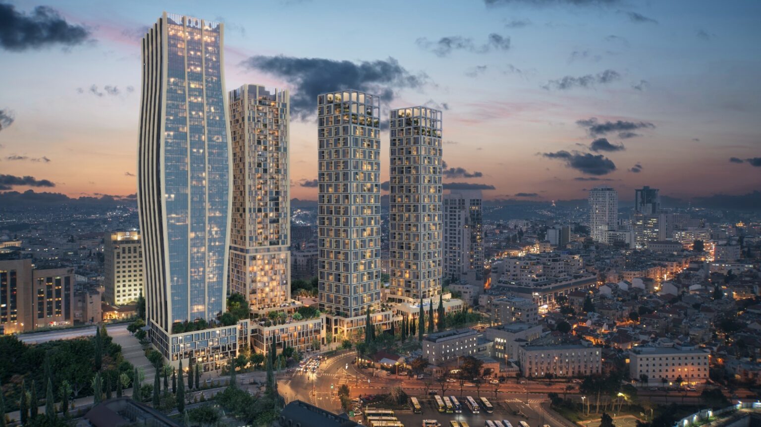 1,000 יחידות דיור, מסחר ומלונאות: אושר פרויקט "מידטאון" בכניסה לירושלים