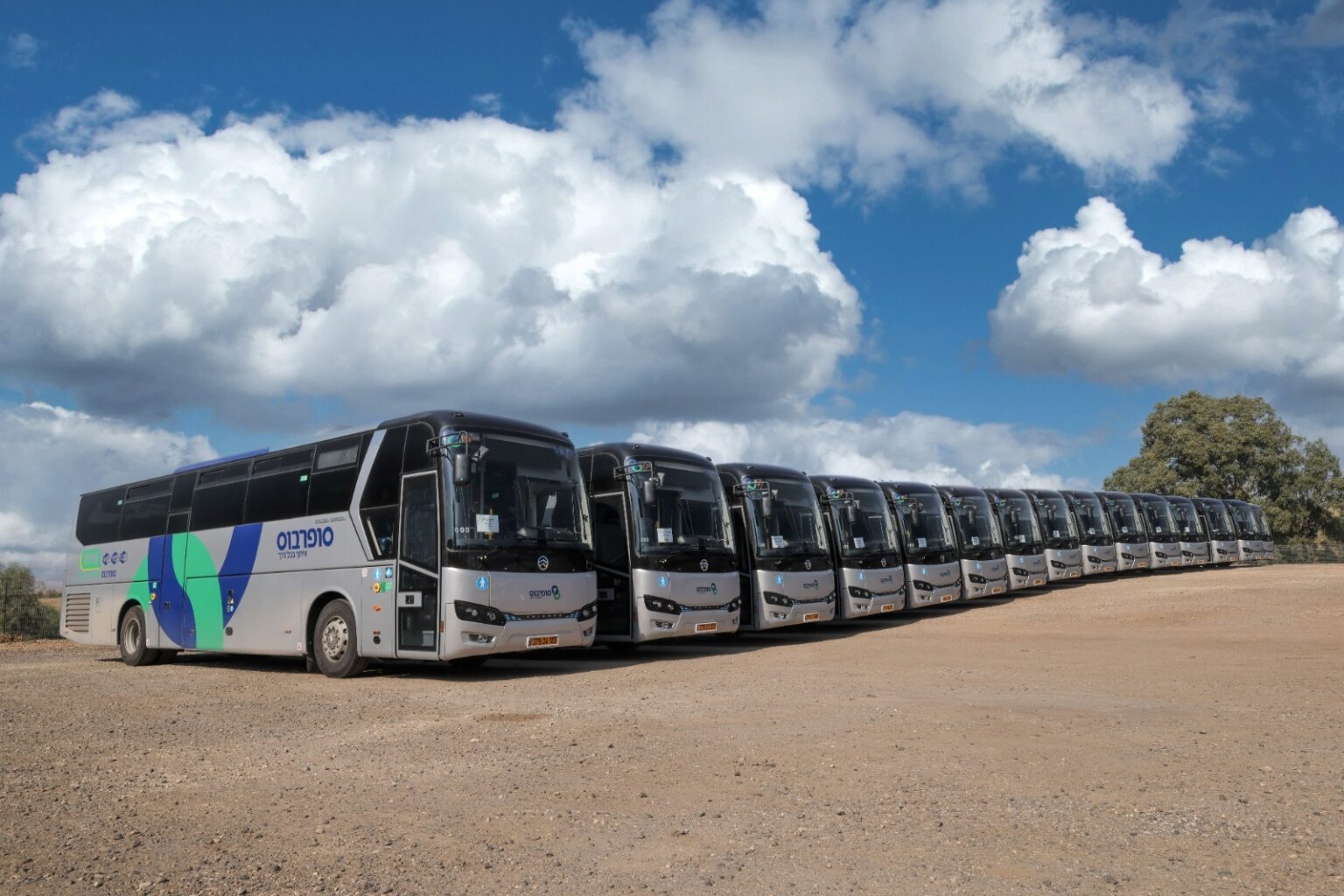 430 אוטובוסים חשמליים בדרך: סופרבוס זכתה במכרז בדרום גוש דן