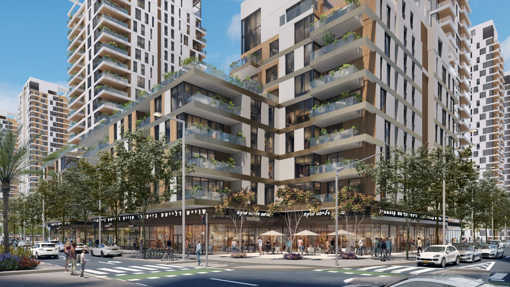 מתחם הדיור להשכרה ארוכת טווח בשדה דב | הדמיה: טוטם