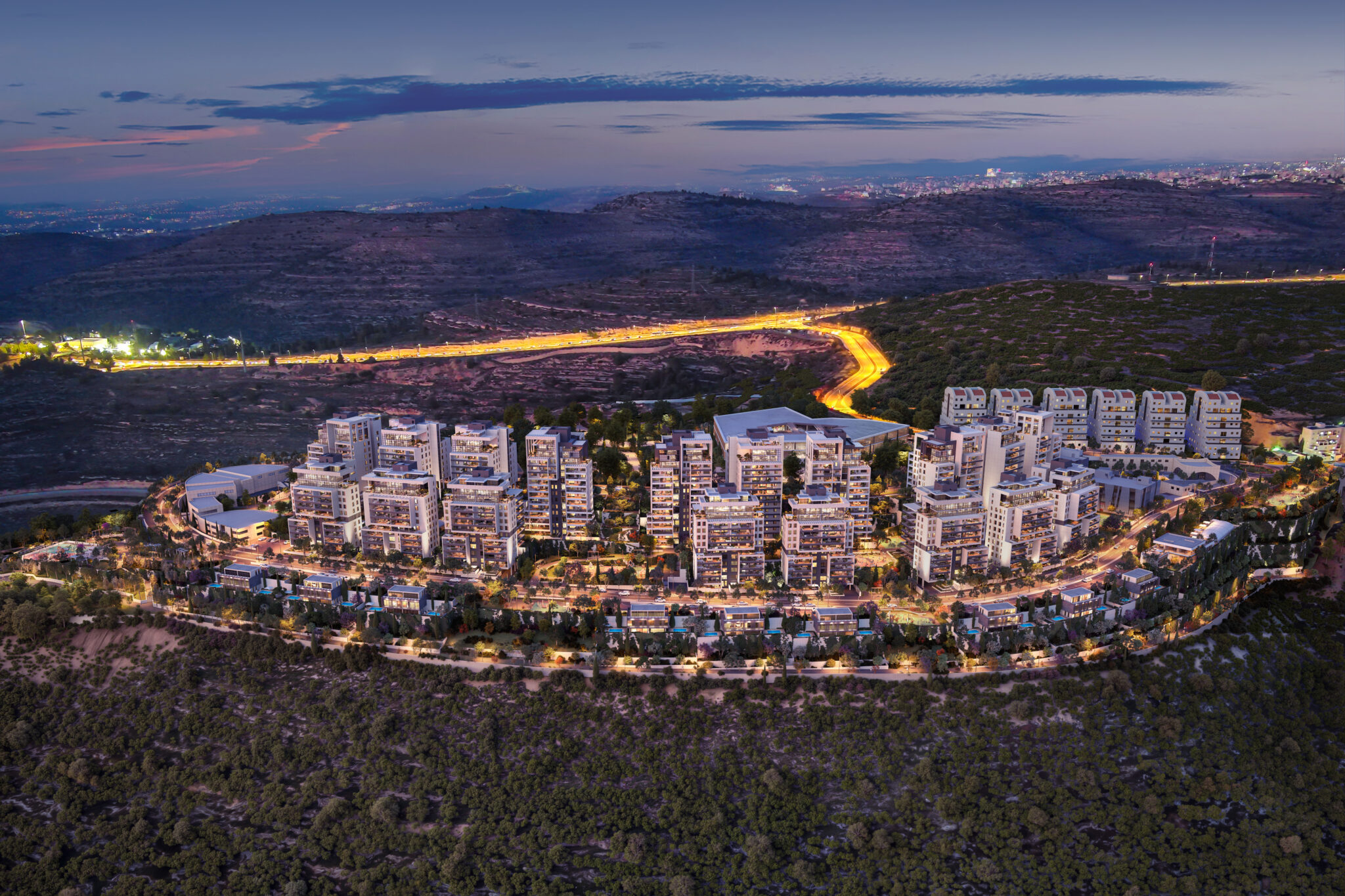 הדמיית פרויקט "גבעת השלווה" | קרדיט: יח"צ