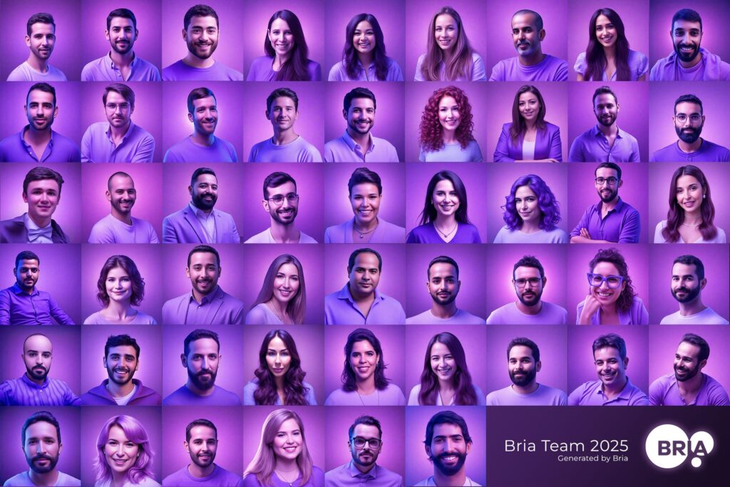 צוות BRIA AI. צילום: BRIA AI