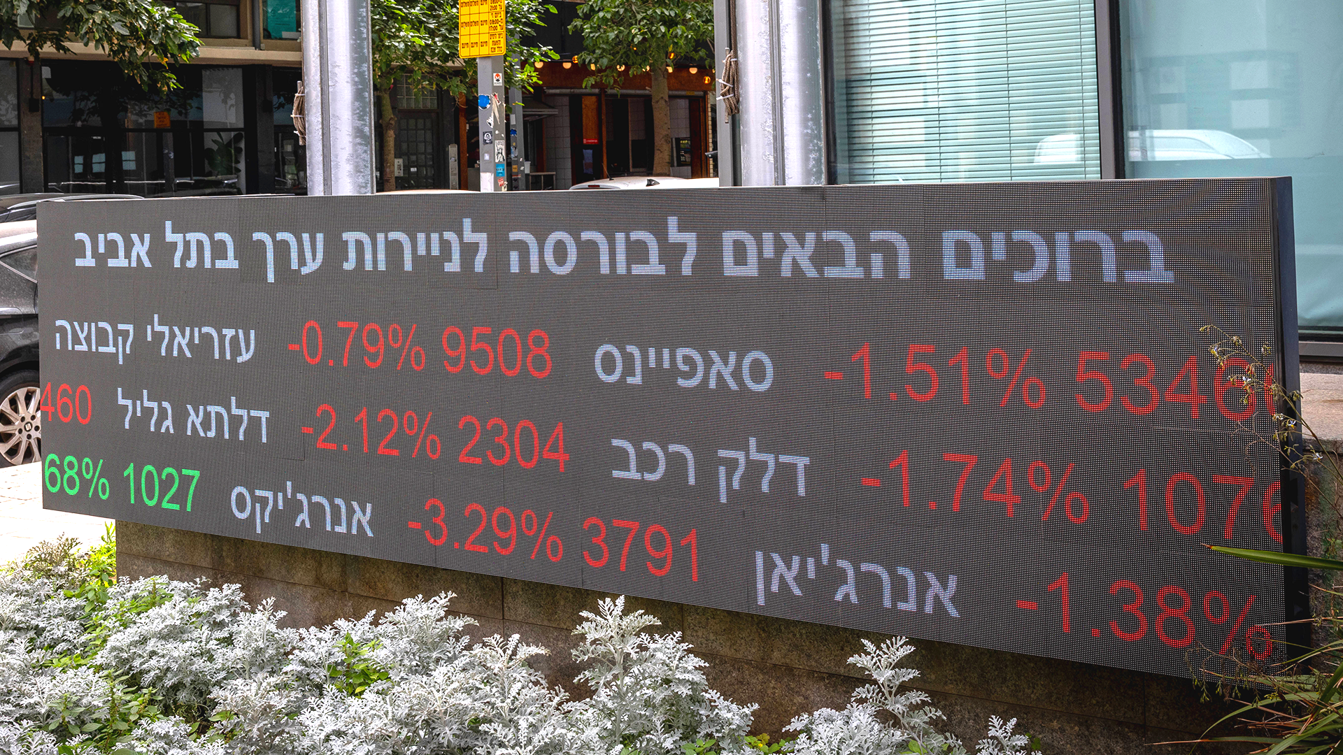 הבורסה לניירות ערך בתל אביב | צילום: Miriam Alster, פלאש 90