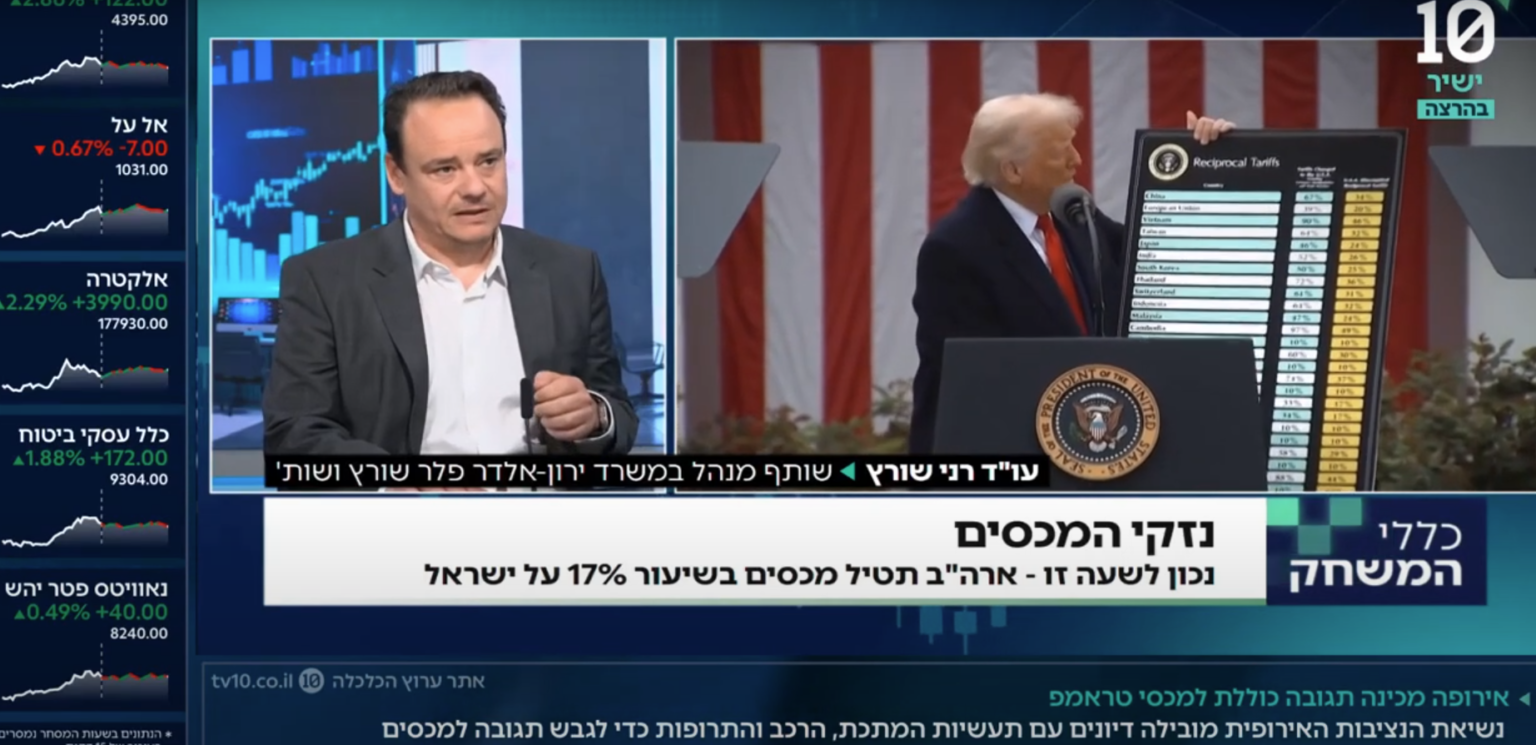 האם הסכם הסחר עם ארה"ב עלול לפגוע כלכלית בישראל? צפו: