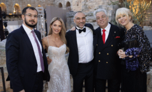 אהרון פרנקל בחתונת יוסי אבו | צילום: עידן חסון