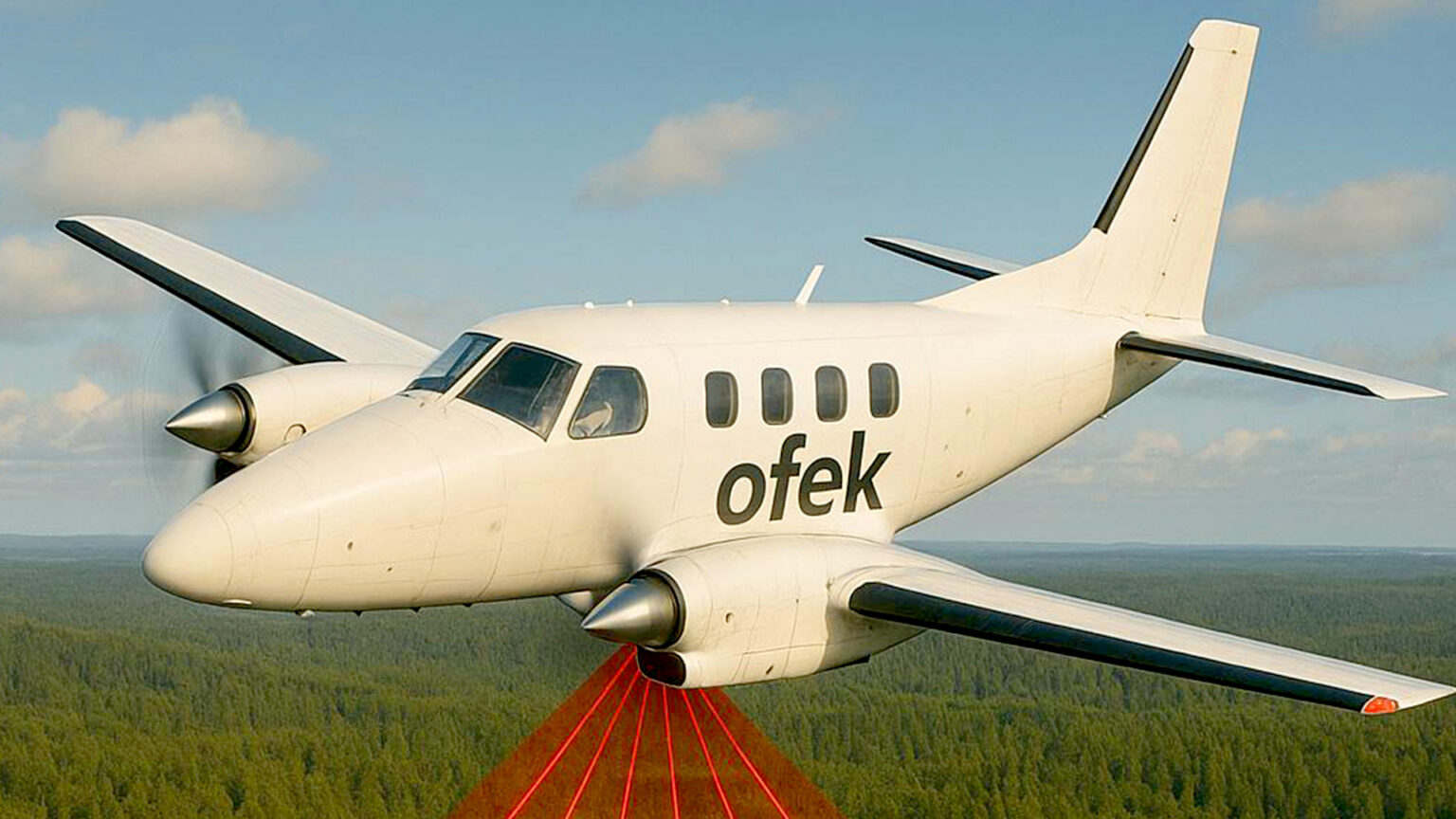 סריקות לייזר מהאוויר: החל פיילוט לאיתור מוקדי סיכון לשריפות