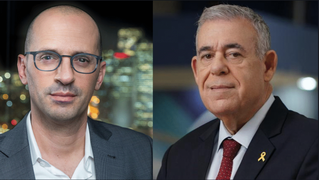 בועז לוי ונבות בר | צילום: התעשייה האווירית, דודי מוסקוביץ