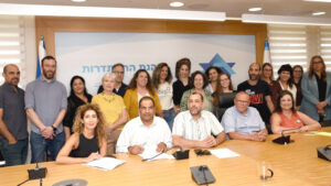 טקס חתימת ההסכם בבית ההסתדרות | צילום: דוברות ההסתדרות
