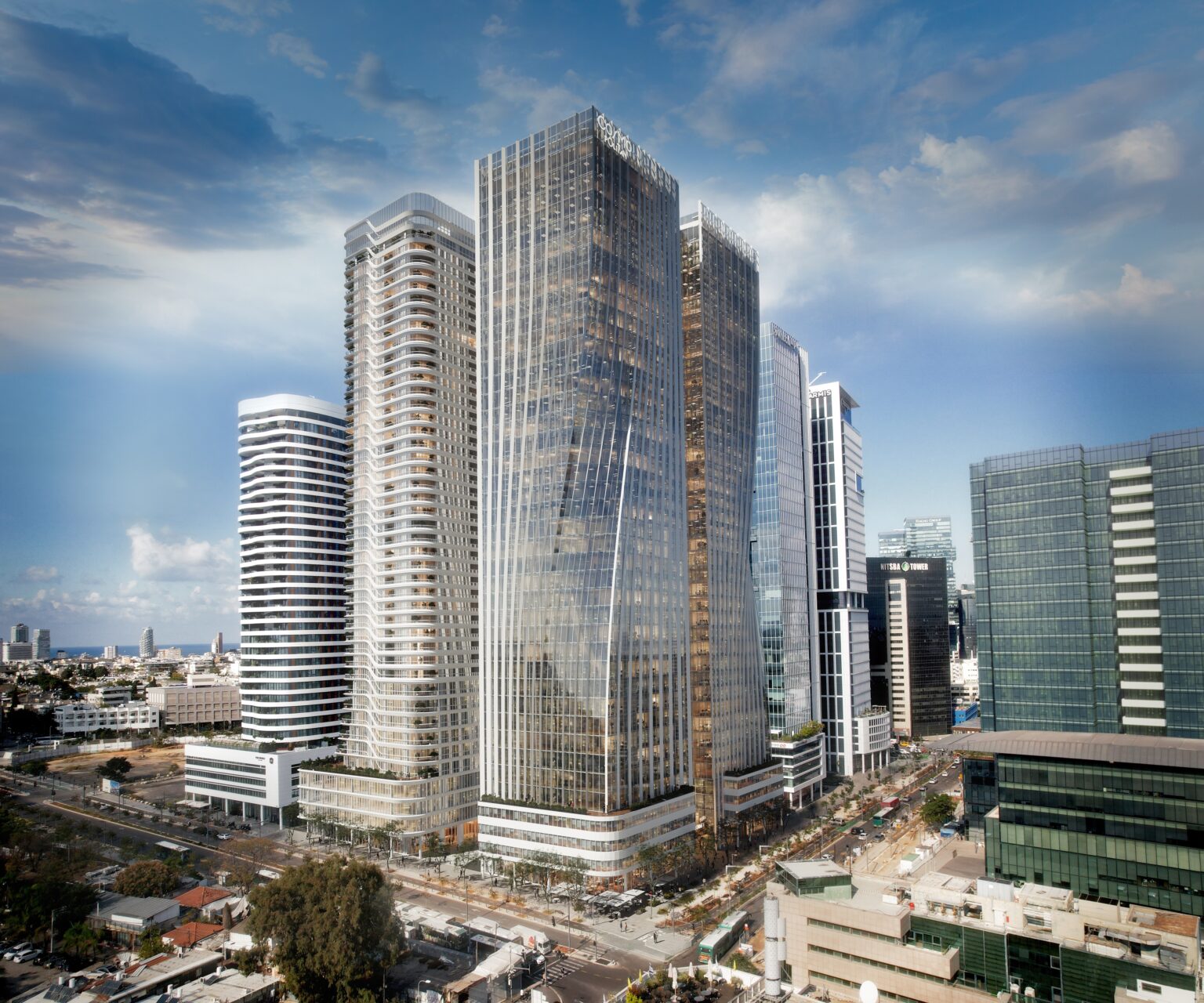 עסקה של יותר מחצי מיליארד שקל: רפאל רכשה 6.5 קומות במתחם קוסמופוליטן בתל-אביב