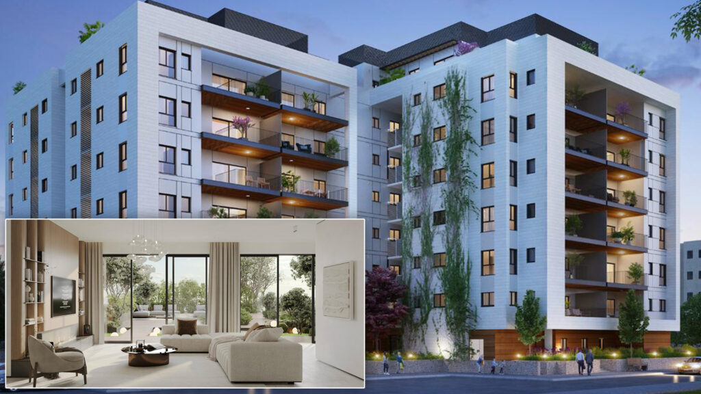 הדמיה של הפרויקט ברעננה | קרדיט: evolve media