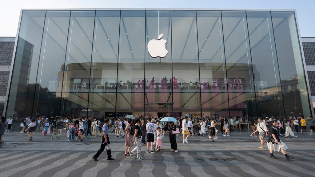חנות של אפל בסין | קרדיט: שאטרסטוק