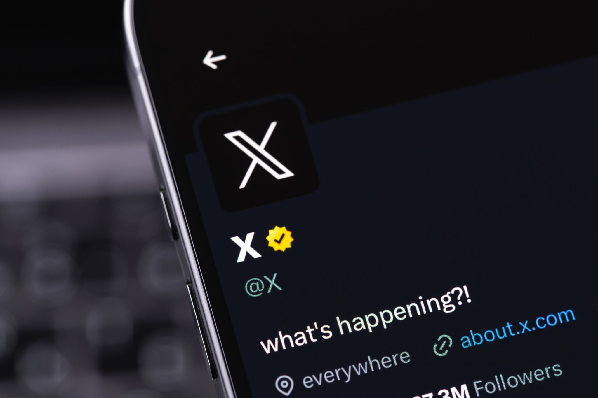 הרשת החברתית X | צילום: שאטרסטוק