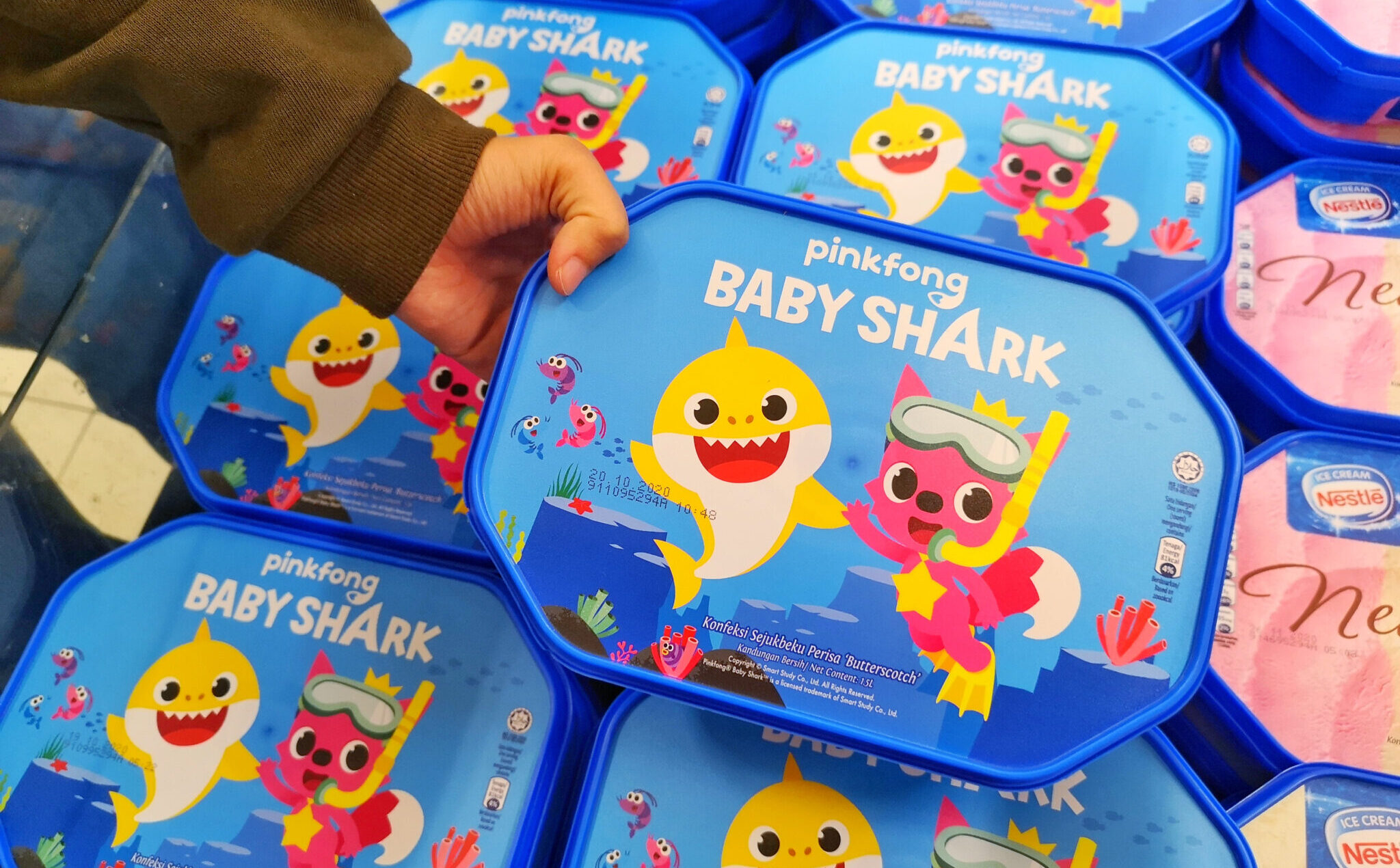 קופסאות אוכל של "בייבי שארק", בבעלות חברת פינגפונג | צילום: שאטרסטוק