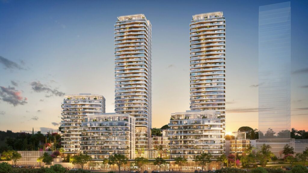 מתחם גרינשפן, קשאני ורזיאל. הדמיה: BLK אדריכלים