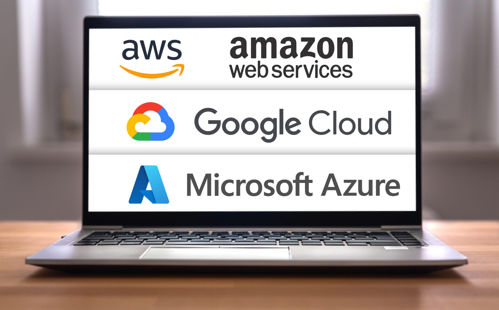 ספקיות הענן הגדולות: AWS של אמזון, גוגל קלאוד ו-Azure של מיקרוסופט | צילום: שאטרסטוק