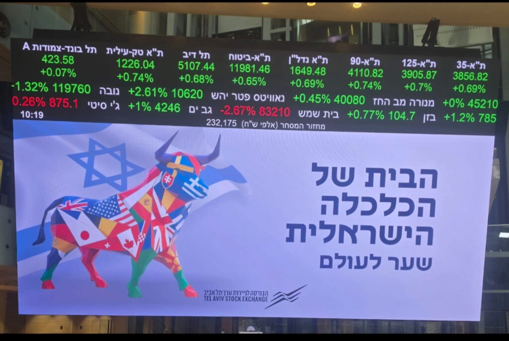 פתיחת הבורסה ביום שישי | צילום: הבורסה לניירות ערך בתל אביב