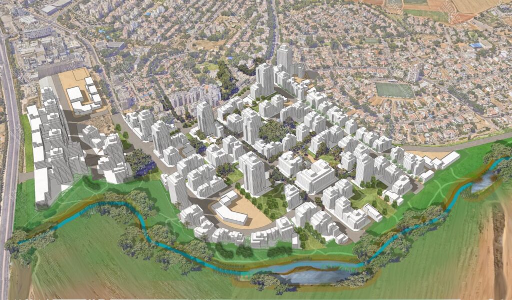 הדמיית התןכנית. קרדיט: קורין אדריכלים