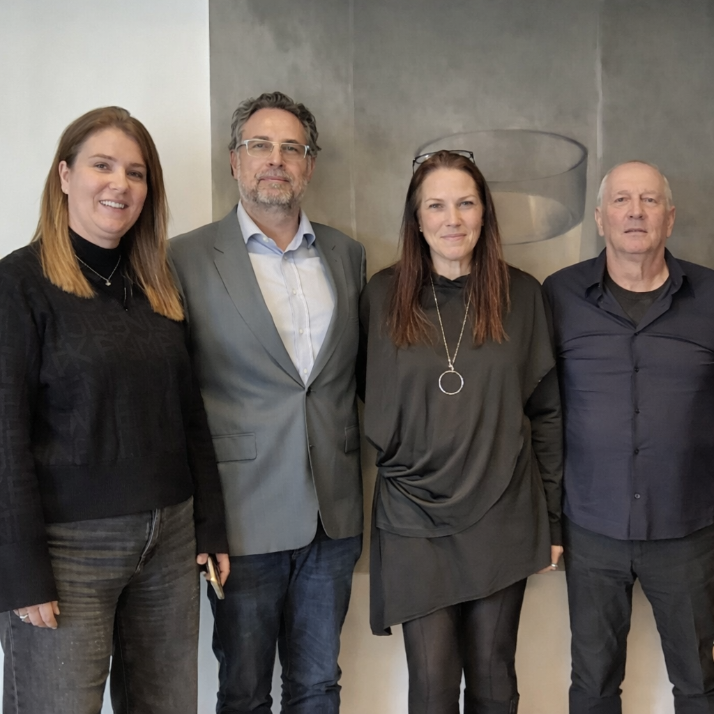 מימין: דורון קימלוב, עו"ד חגית רוס, אורי מור ושלי מסילתי. צילום: יח"צ