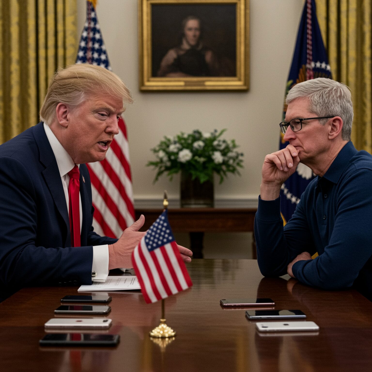 הסלמה ביחסים בין אפל לנשיא טראמפ