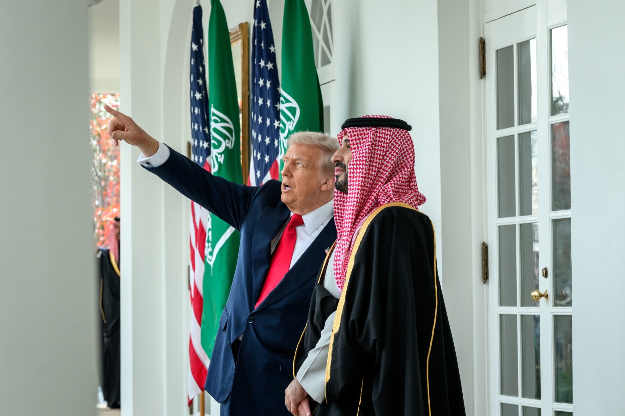 יורש העצר הסעודי, מחמד בן סלמאן נפגש עם טראמפ בבית הלבן, בנובמבר האחרון | שאטרסטוק