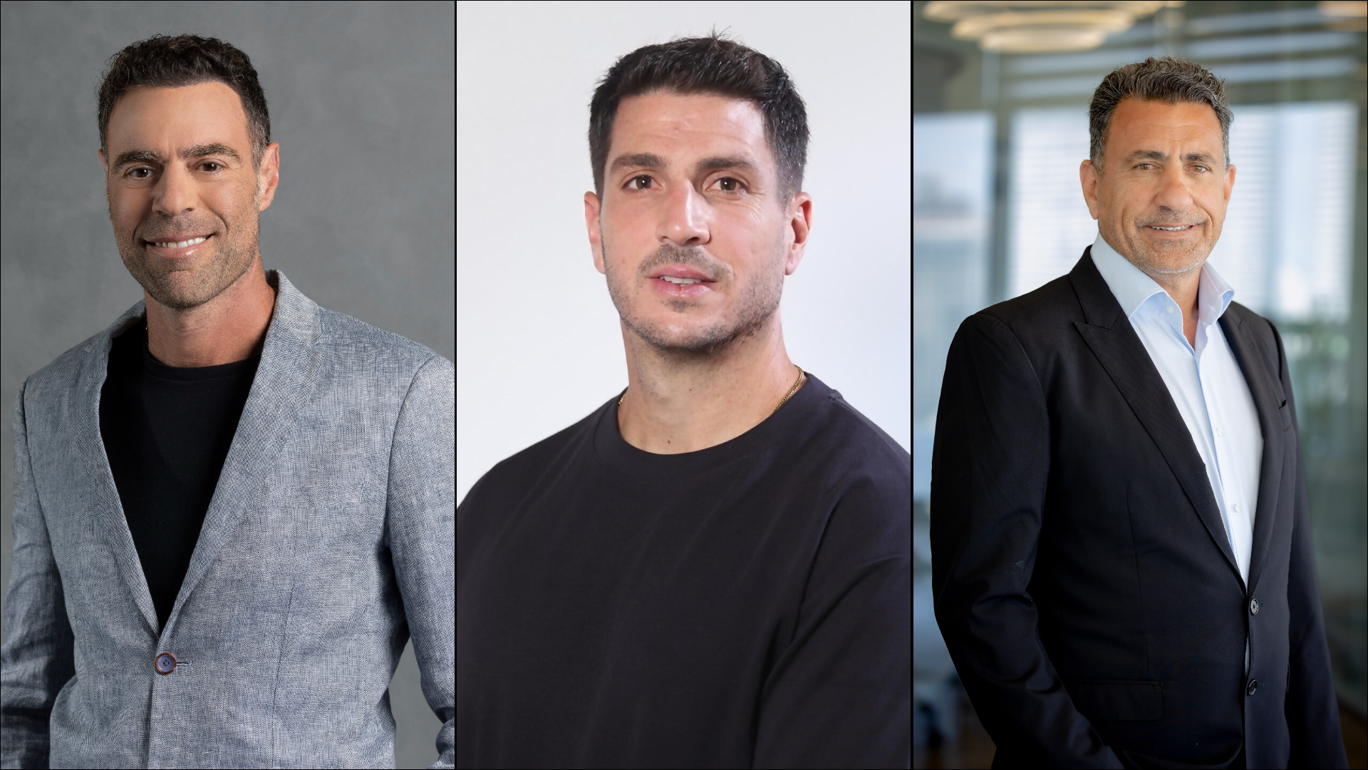 מימין - שלומי עקריש (צילום: נטי לוי), ויקטור וקרט (צילום: סטודיו דינו) ויוסי רייק (צילום: רז רוגובסקי)