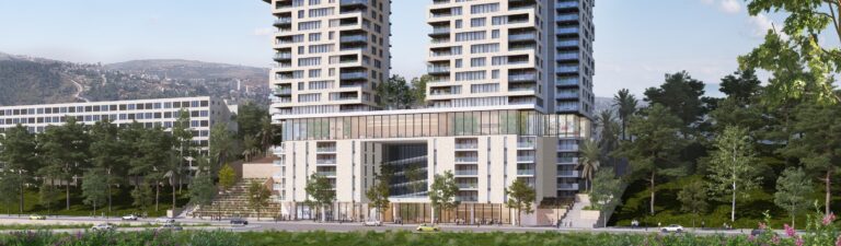 הדמיית הפרויקט של שיכון ובינוי נדל"ן. קרדיט: קיקה בראז