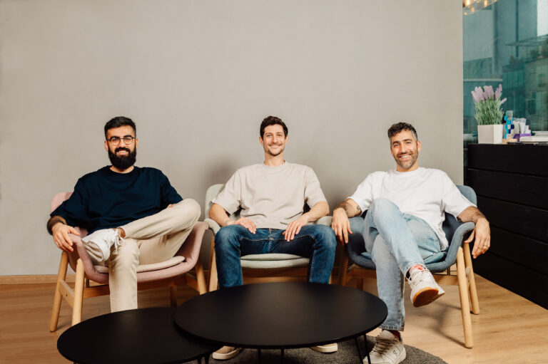 מייסדי Fig - ניר לויה דהן (ימין), גל שפיר (אמצע), רועי חיימוף (שמאל) (קרדיט נתנאל טוביאס)