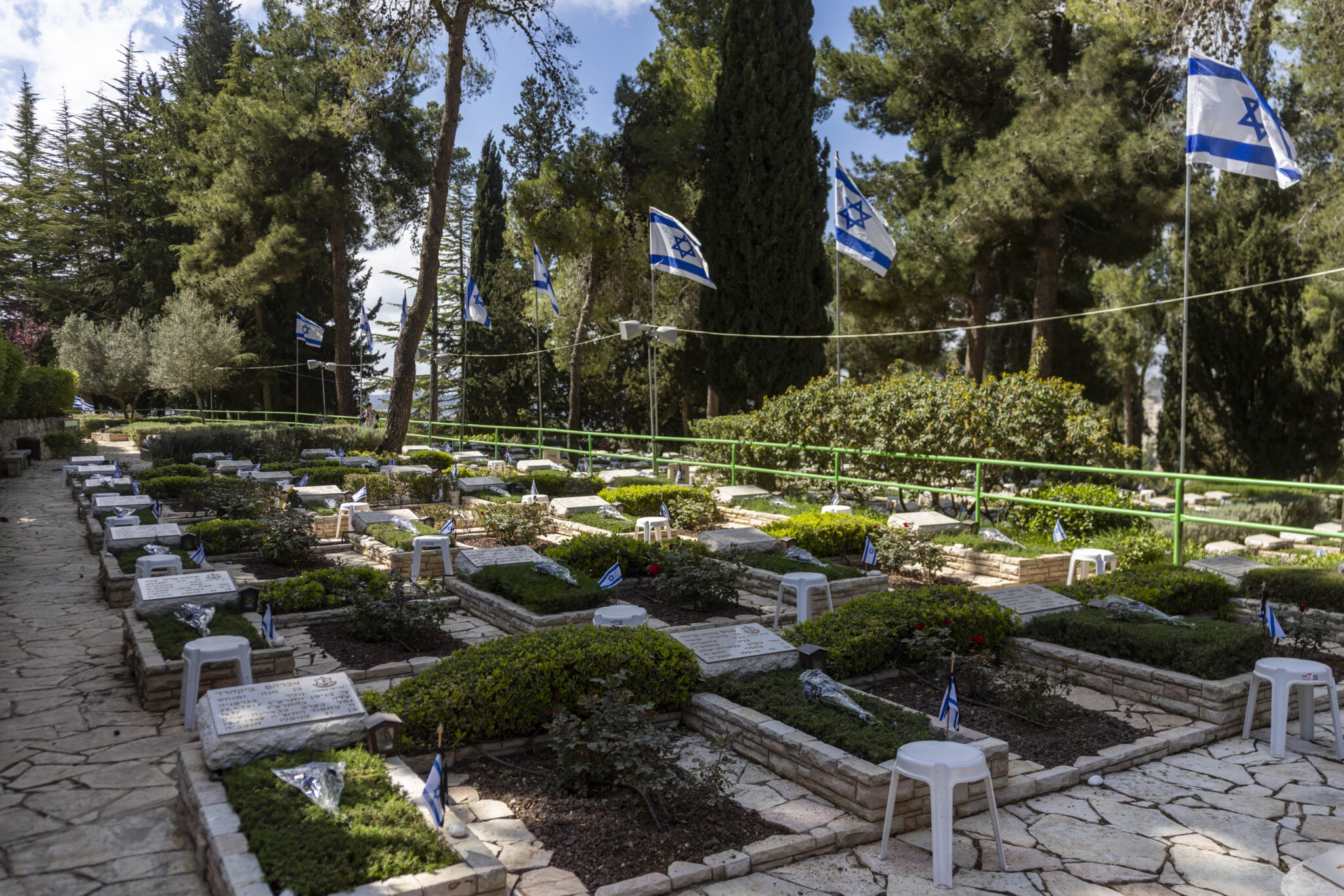 בית הקברות הצבאי בהר הרצל | צילום: חיים גולדברג, פלאש 90