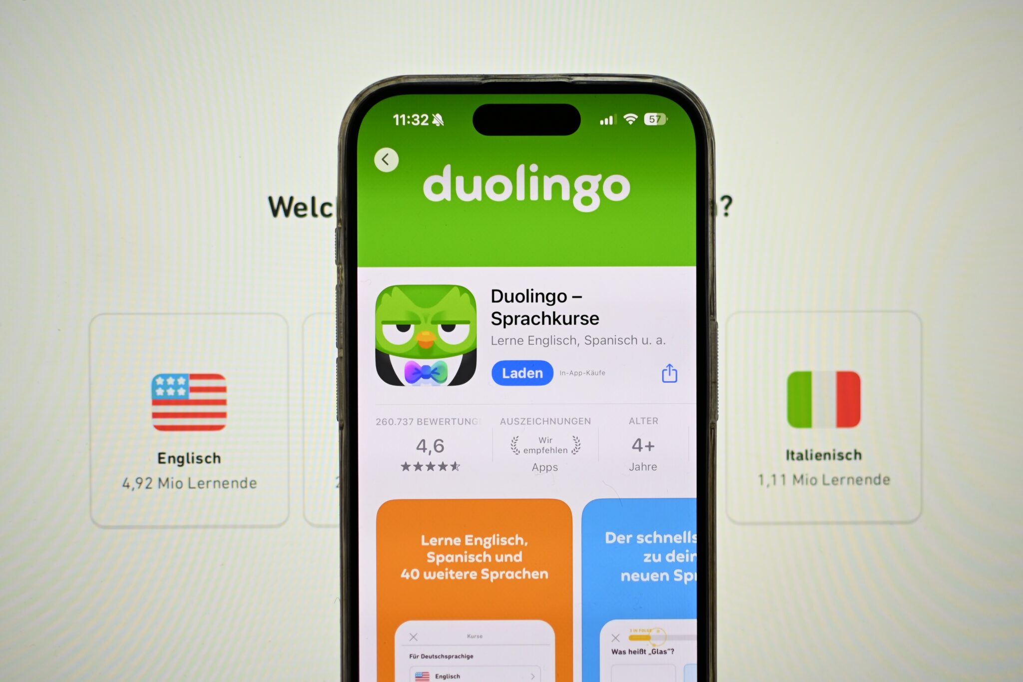 אפליקציית לימוד השפות דואולינגו | צילום: שאטרסטוק