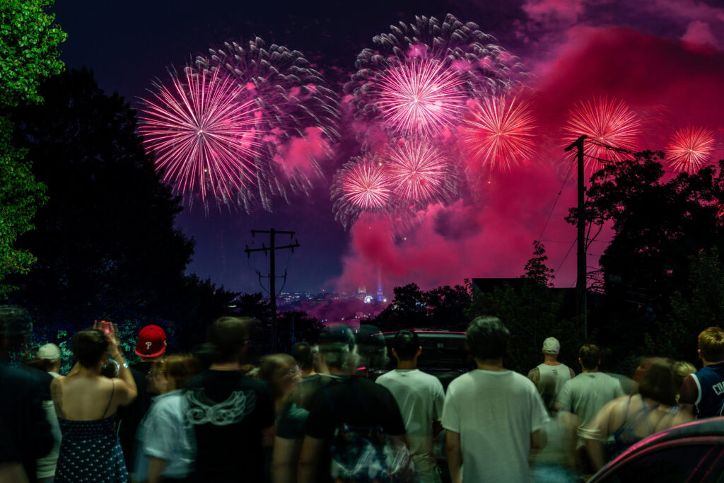 Fireworks explode during the Freedom 250's Salute to America as the United States celebrates its 250th anniversary on Independence Day, attempting the largest firework display in history with 850,000 fireworks in Washington, D.C., as seen from Arlington, Virginia, U.S., July 5, 2026. REUTERS/Eric Lee