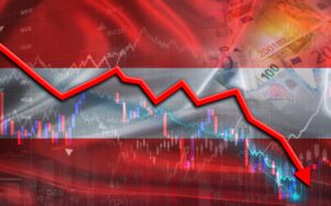 Austria,Financial,Fall,On,Economy,Market.,Austrian,Financial,Crisis,On